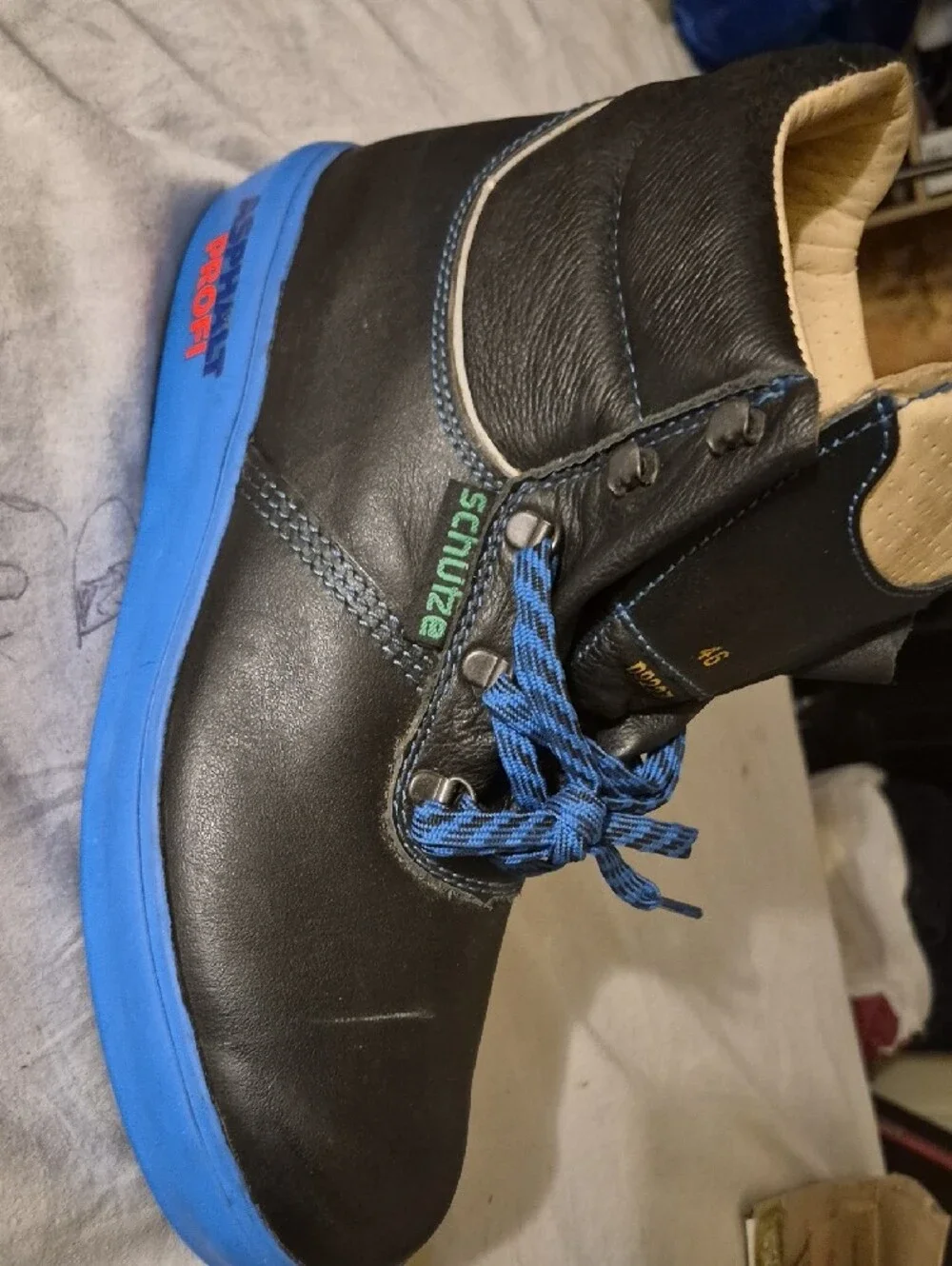 Schutze Asphalt Profi 6432 Steel Toe Boots Size 46